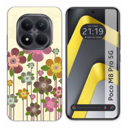 Funda Silicona para Xiaomi Poco M8 Pro 5G diseño Primavera En Flor Dibujos