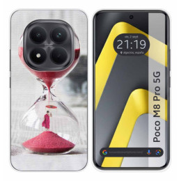 Funda Silicona para Xiaomi Poco M8 Pro 5G diseño Reloj Dibujos