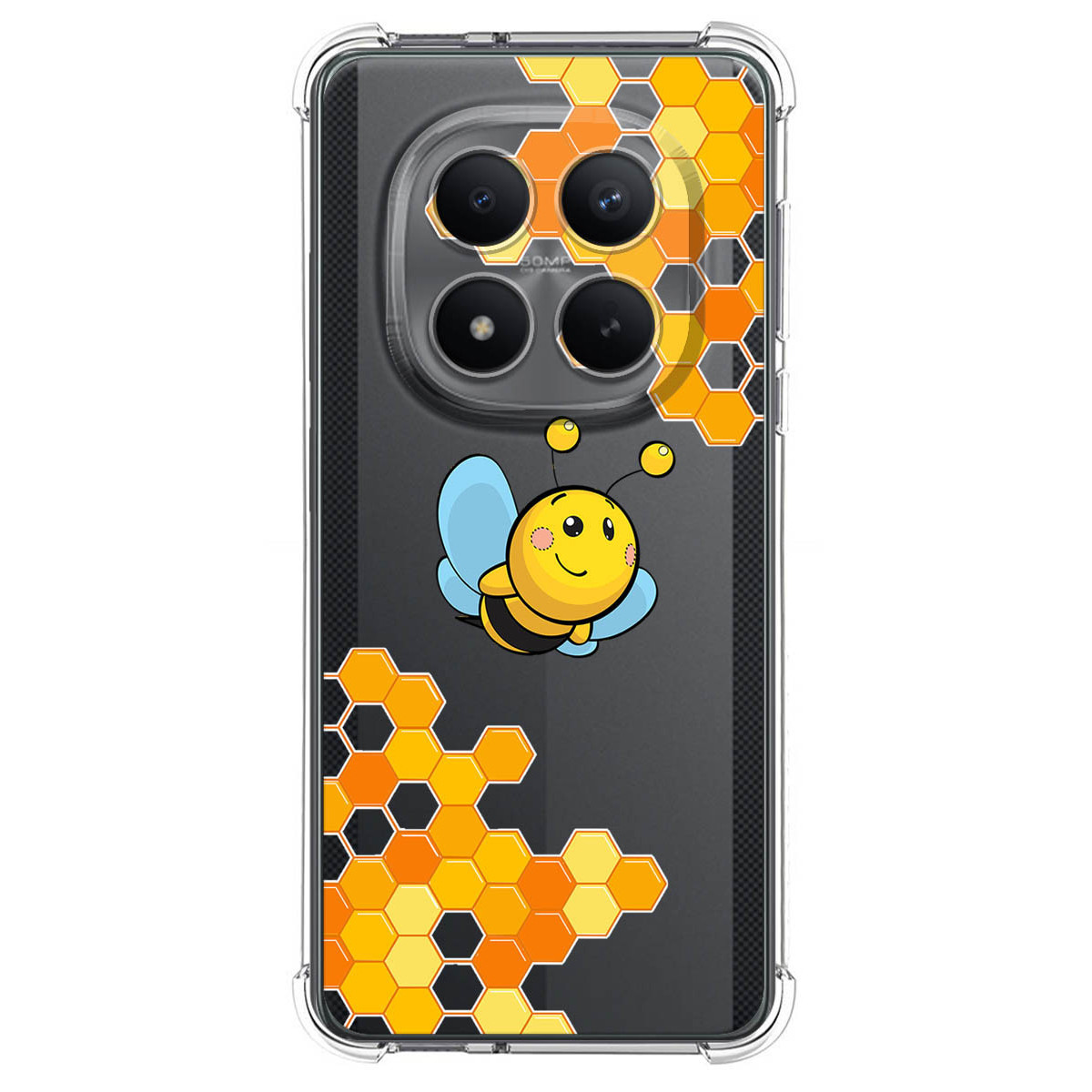 Funda Silicona Antigolpes para Xiaomi Poco M8 Pro 5G diseño Abeja Dibujos