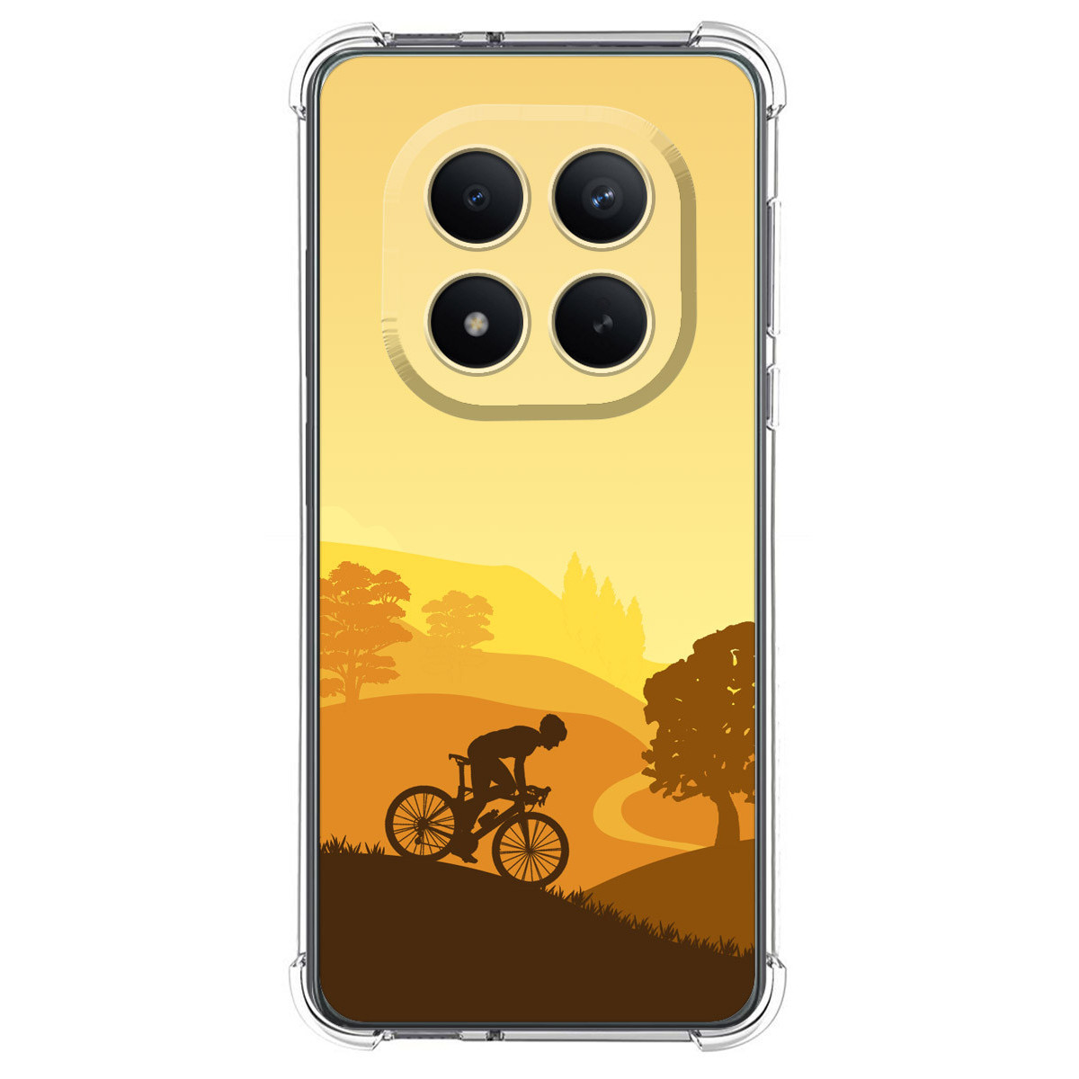 Funda Silicona Antigolpes para Xiaomi Poco M8 Pro 5G diseño Ciclista Dibujos