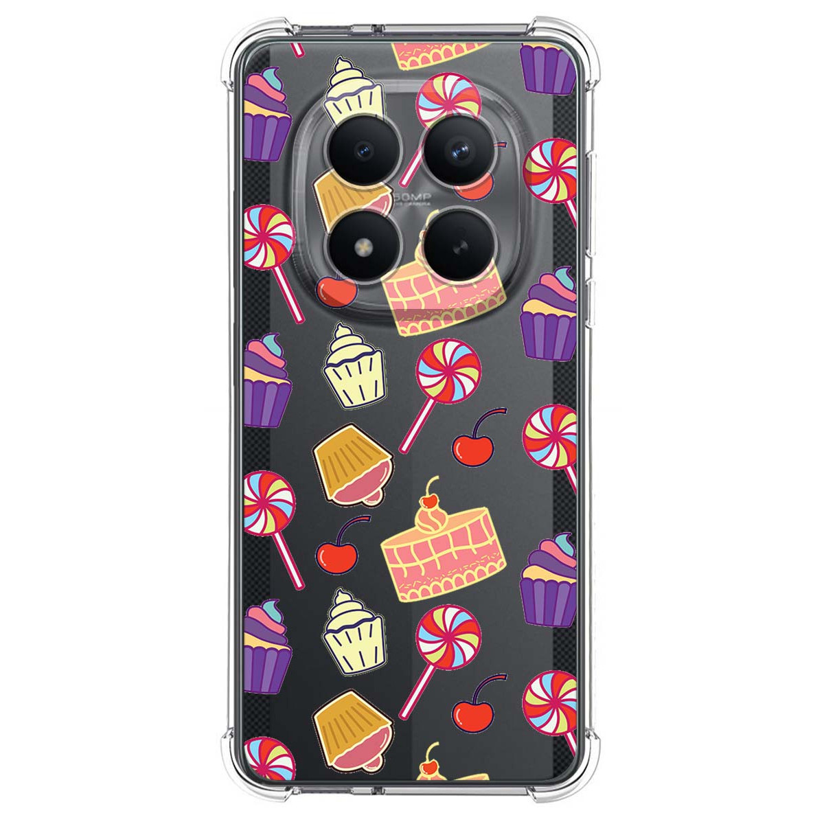 Funda Silicona Antigolpes para Xiaomi Poco M8 Pro 5G diseño Dulces 01 Dibujos