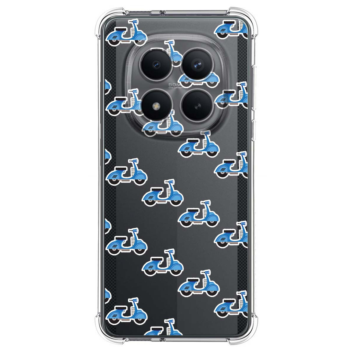 Funda Silicona Antigolpes para Xiaomi Poco M8 Pro 5G diseño Scooter Dibujos