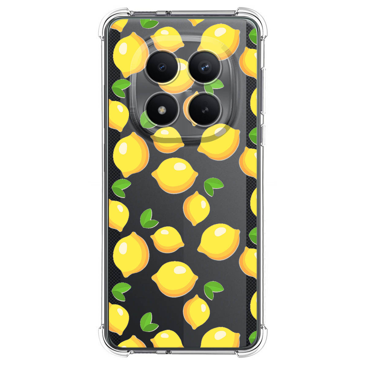 Funda Silicona Antigolpes para Xiaomi Poco M8 Pro 5G diseño Limones Dibujos