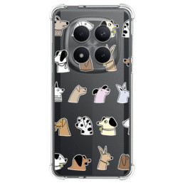 Funda Silicona Antigolpes para Xiaomi Poco M8 Pro 5G diseño Perros Dibujos