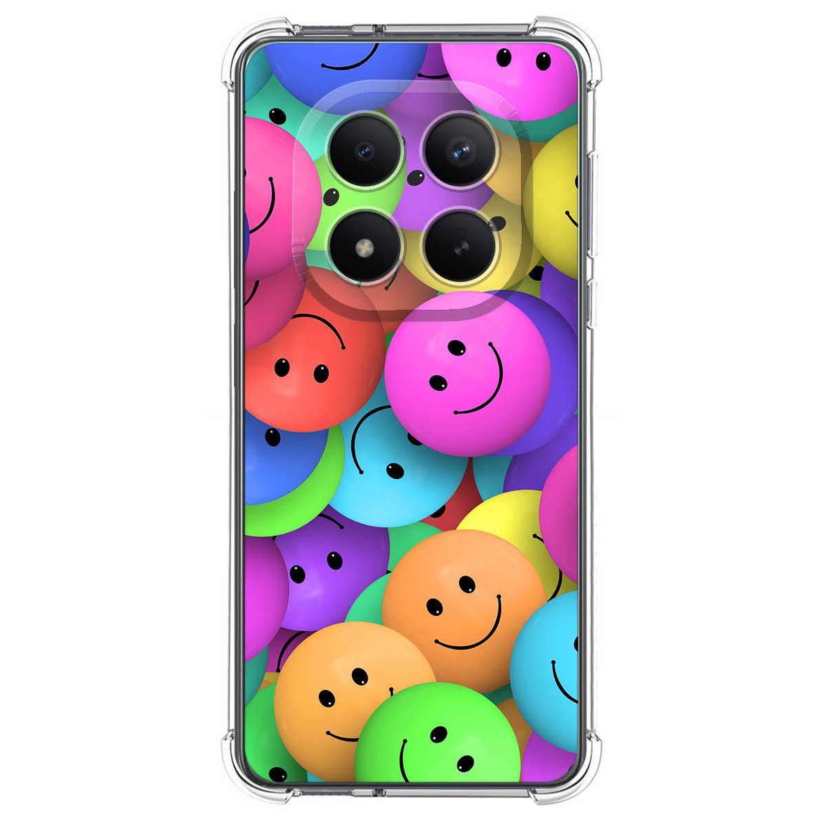 Funda Silicona Antigolpes para Xiaomi Poco M8 Pro 5G diseño Smile Dibujos