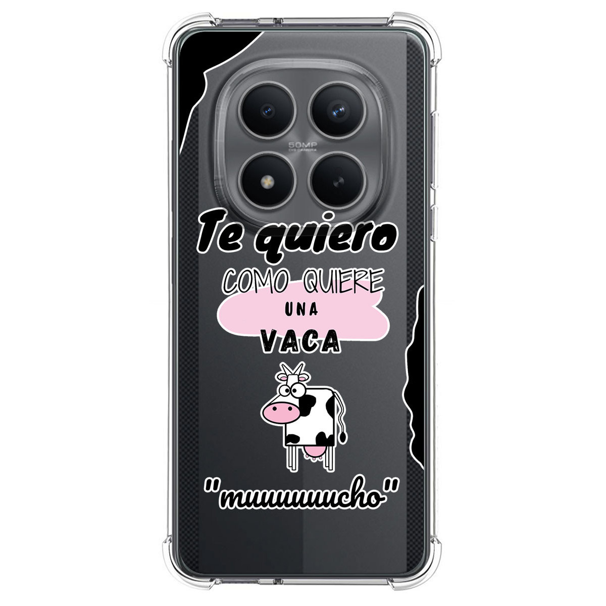 Funda Silicona Antigolpes para Xiaomi Poco M8 Pro 5G diseño Vaca Dibujos