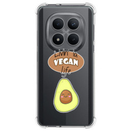 Funda Silicona Antigolpes para Xiaomi Poco M8 Pro 5G diseño Vegan Life Dibujos