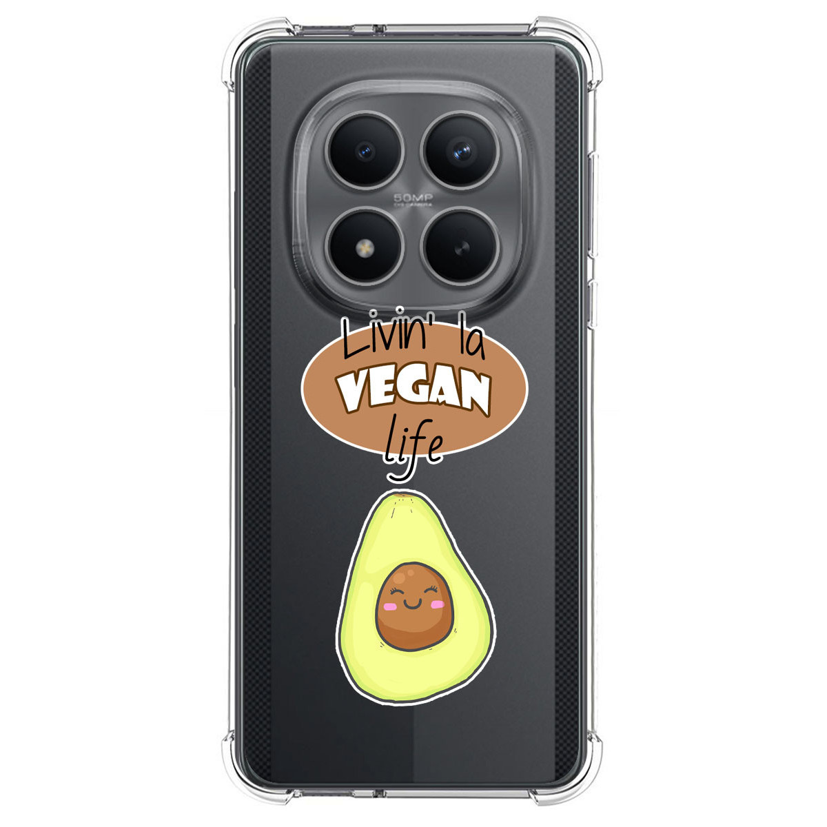 Funda Silicona Antigolpes para Xiaomi Poco M8 Pro 5G diseño Vegan Life Dibujos