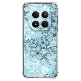 Funda Silicona Antigolpes para Xiaomi Poco M8 Pro 5G diseño Flores 03 Dibujos