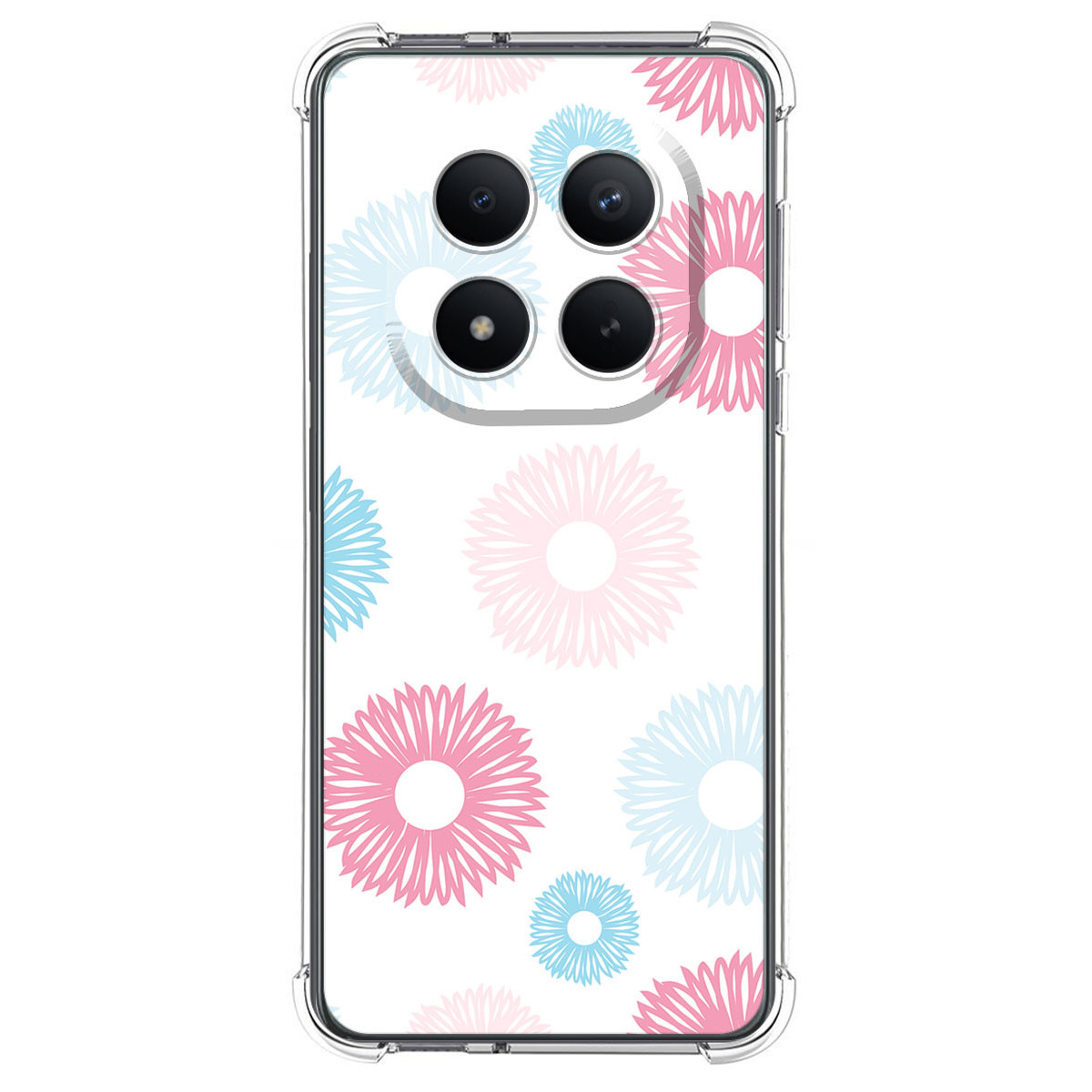 Funda Silicona Antigolpes para Xiaomi Poco M8 Pro 5G diseño Flores 06 Dibujos
