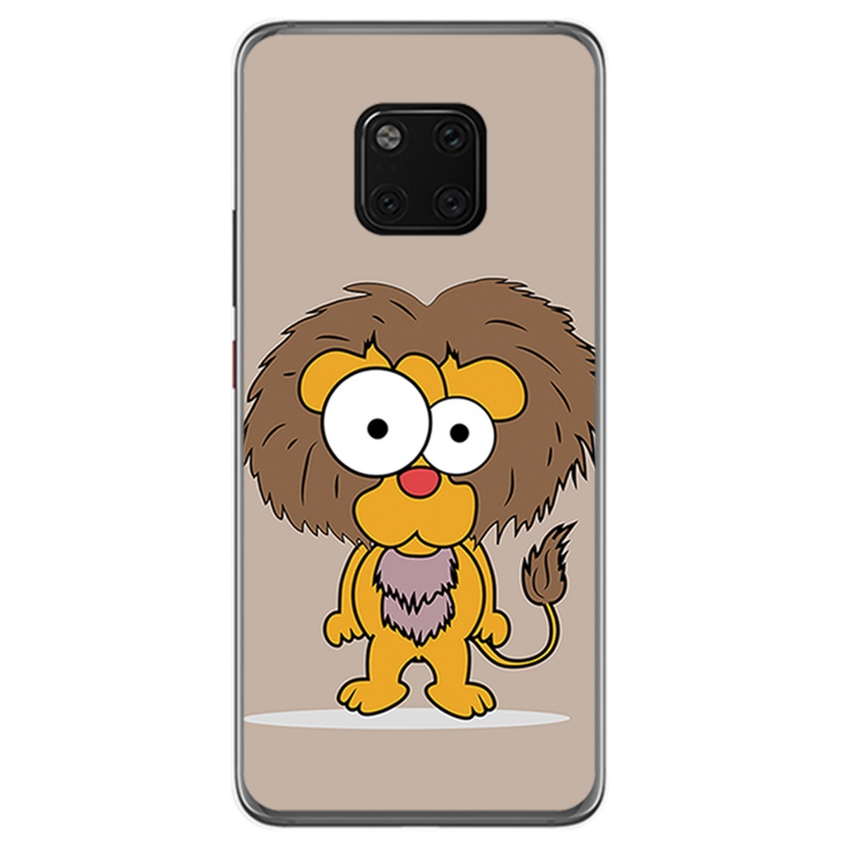 Funda Gel Tpu para Huawei Mate 20 Pro Diseño Leon Dibujos