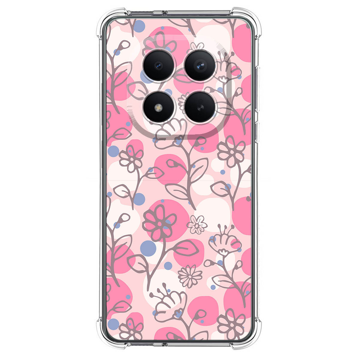 Funda Silicona Antigolpes para Xiaomi Poco M8 Pro 5G diseño Flores 07 Dibujos
