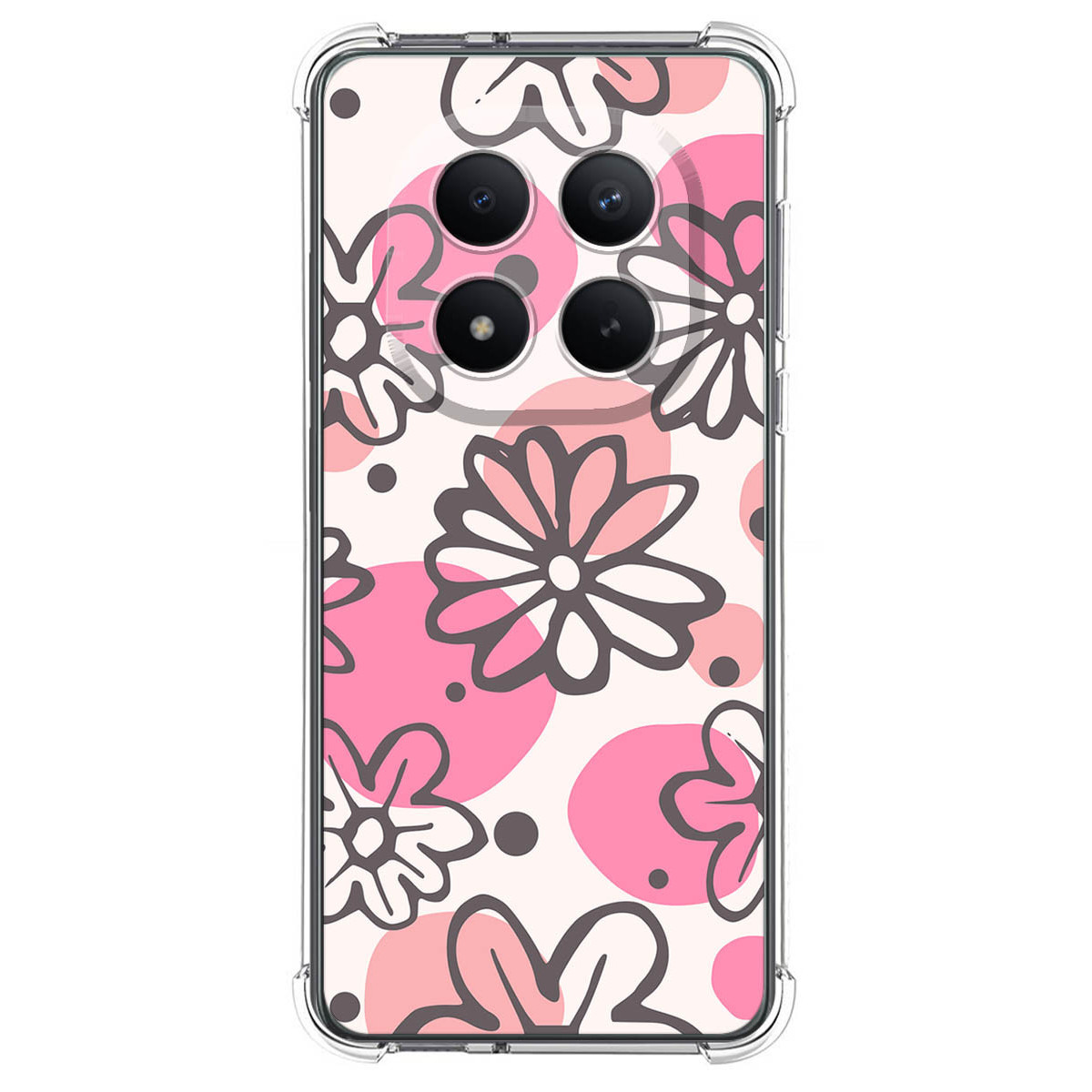 Funda Silicona Antigolpes para Xiaomi Poco M8 Pro 5G diseño Flores 09 Dibujos