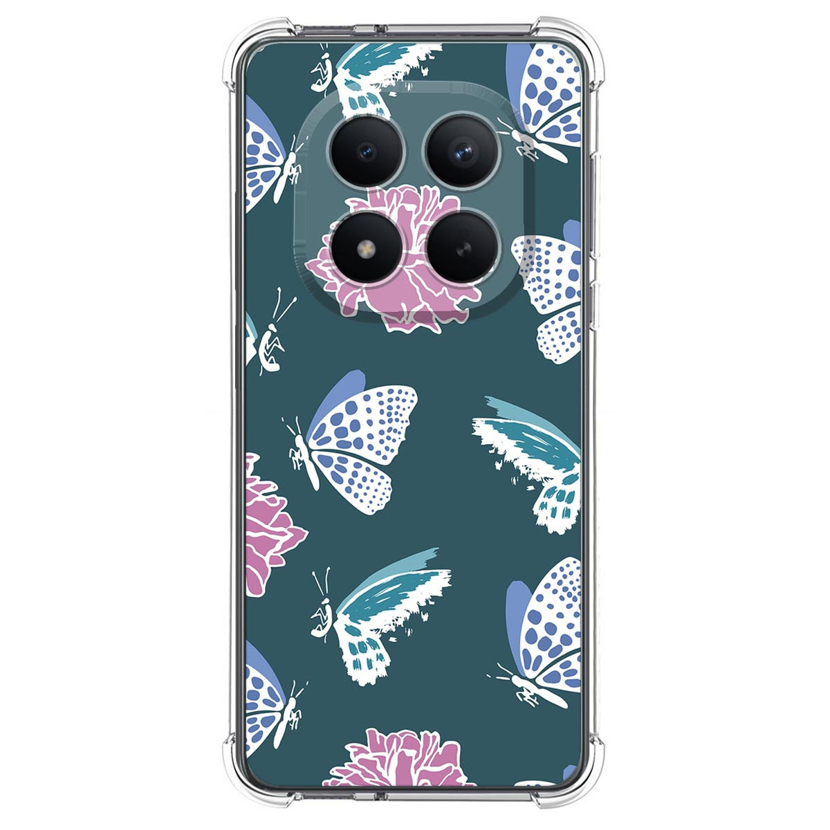 Funda Silicona Antigolpes para Xiaomi Poco M8 Pro 5G diseño Flores 10 Dibujos