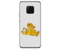 Funda Gel Tpu para Huawei Mate 20 Pro Diseño Leones Dibujos
