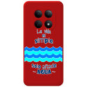 Funda Silicona Líquida Roja para Xiaomi Poco M8 Pro 5G diseño Agua Dibujos