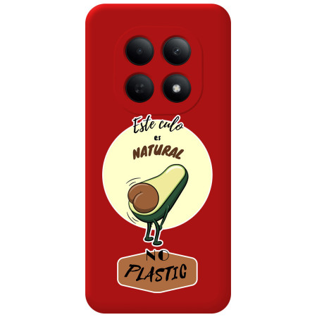 Funda Silicona Líquida Roja para Xiaomi Poco M8 Pro 5G diseño Culo Natural Dibujos