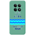 Funda Silicona Líquida Verde para Xiaomi Poco M8 Pro 5G diseño Agua Dibujos