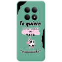 Funda Silicona Líquida Verde para Xiaomi Poco M8 Pro 5G diseño Vaca Dibujos