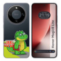 Funda Silicona Transparente para Huawei Honor Magic 8 Lite 5G diseño Coco Dibujos