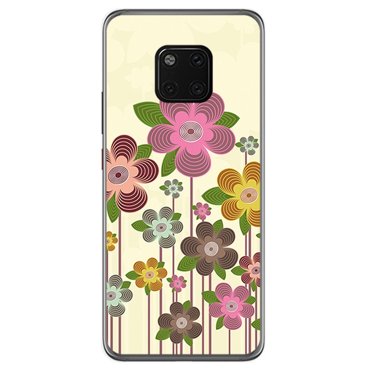 Funda Gel Tpu para Huawei Mate 20 Pro Diseño Primavera En Flor Dibujos