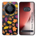 Funda Silicona Transparente para Huawei Honor Magic 8 Lite 5G diseño Otoño Dibujos