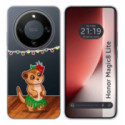 Funda Silicona Transparente para Huawei Honor Magic 8 Lite 5G diseño Suricata Dibujos