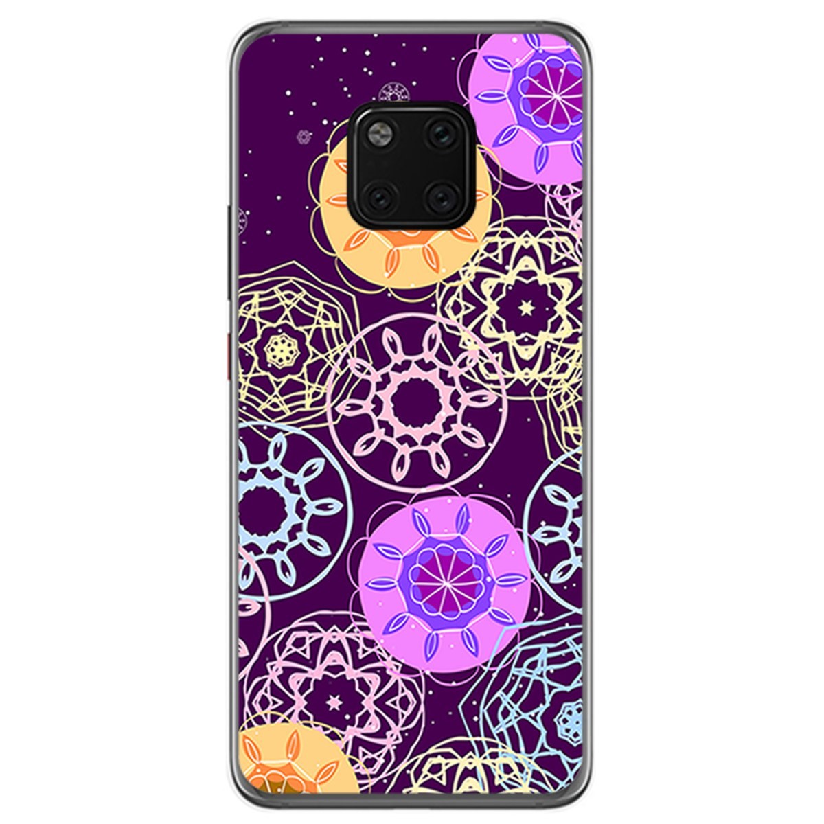 Funda Gel Tpu para Huawei Mate 20 Pro Diseño Radial Dibujos