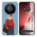 Funda Silicona para Huawei Honor Magic 8 Lite 5G diseño Mujer 04 Dibujos