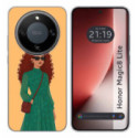 Funda Silicona para Huawei Honor Magic 8 Lite 5G diseño Mujer 06 Dibujos