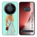 Funda Silicona para Huawei Honor Magic 8 Lite 5G diseño Mujer 07 Dibujos