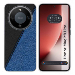 Funda Silicona para Huawei Honor Magic 8 Lite 5G diseño Cuero 02 Dibujos