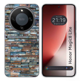 Funda Silicona para Huawei Honor Magic 8 Lite 5G diseño Ladrillo 05 Dibujos