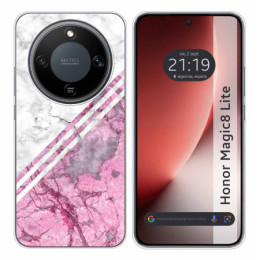 Funda Silicona para Huawei Honor Magic 8 Lite 5G diseño Mármol 03 Dibujos