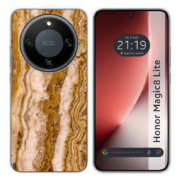 Funda Silicona para Huawei Honor Magic 8 Lite 5G diseño Mármol 10 Dibujos