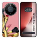 Funda Silicona para Huawei Honor Magic 8 Lite 5G diseño Brochas Dibujos