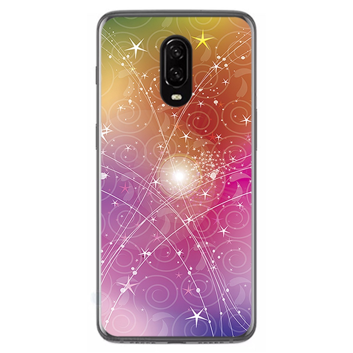 Funda Gel Tpu para Oneplus 6T Diseño Abstracto Dibujos