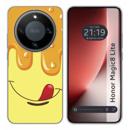 Funda Silicona para Huawei Honor Magic 8 Lite 5G diseño Helado Vainilla Dibujos