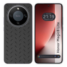 Funda Silicona para Huawei Honor Magic 8 Lite 5G diseño Metal Dibujos