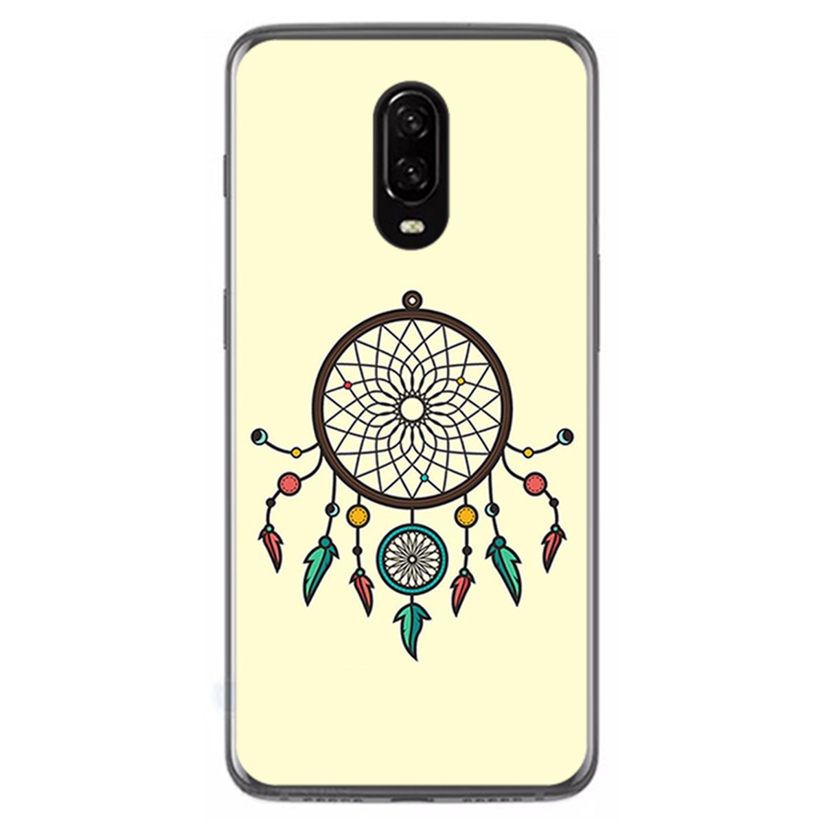 Funda Gel Tpu para Oneplus 6T Diseño Atrapasueños Dibujos