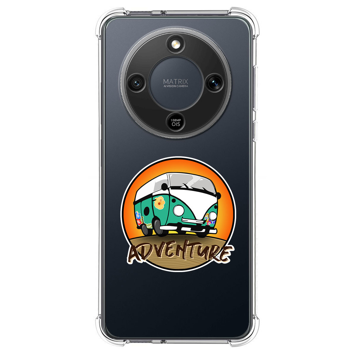 Funda Silicona Antigolpes para Huawei Honor Magic 8 Lite 5G diseño Adventure Dibujos