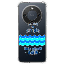 Funda Silicona Antigolpes para Huawei Honor Magic 8 Lite 5G diseño Agua Dibujos
