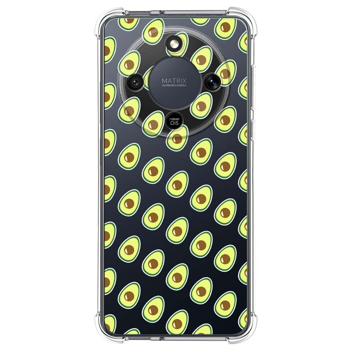 Funda Silicona Antigolpes para Huawei Honor Magic 8 Lite 5G diseño Aguacate Dibujos