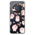 Funda Silicona Antigolpes para Huawei Honor Magic 8 Lite 5G diseño Cerdos Dibujos