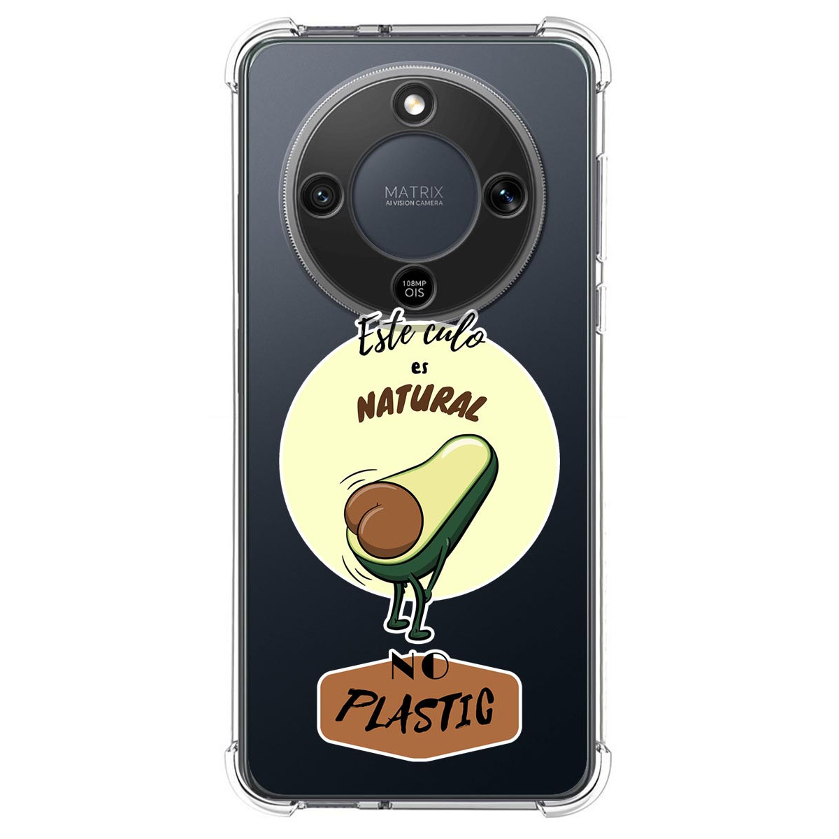 Funda Silicona Antigolpes para Huawei Honor Magic 8 Lite 5G diseño Culo Natural Dibujos
