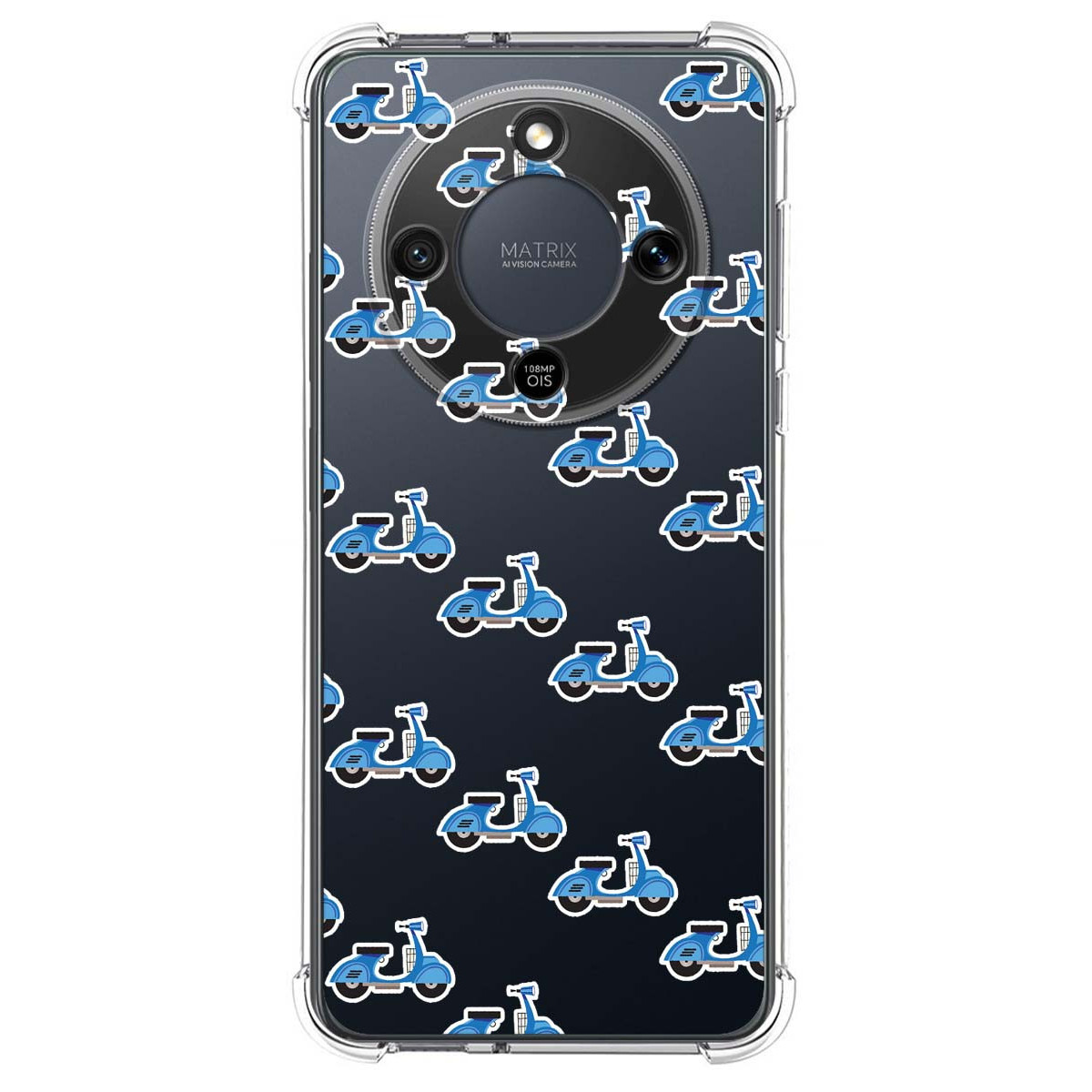 Funda Silicona Antigolpes para Huawei Honor Magic 8 Lite 5G diseño Scooter Dibujos