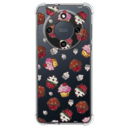 Funda Silicona Antigolpes para Huawei Honor Magic 8 Lite 5G diseño Muffins Dibujos