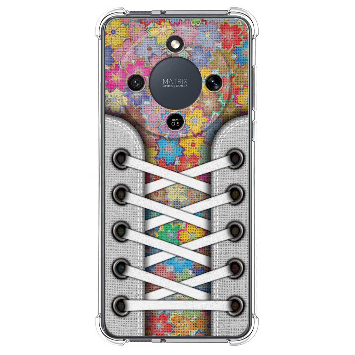 Funda Silicona Antigolpes para Huawei Honor Magic 8 Lite 5G diseño Zapatillas 05 Dibujos