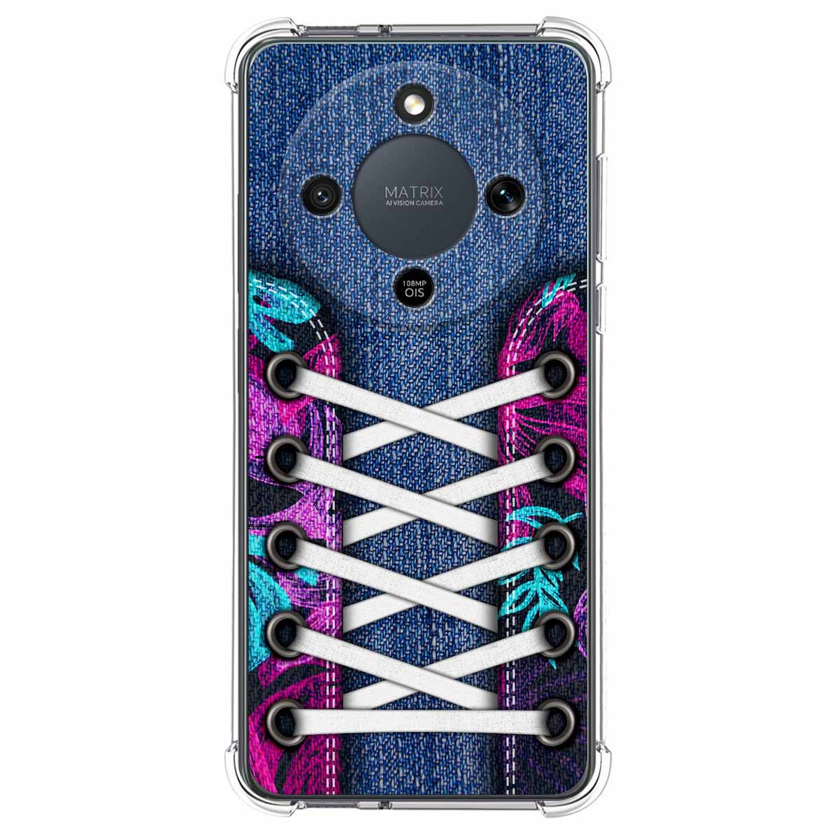 Funda Silicona Antigolpes para Huawei Honor Magic 8 Lite 5G diseño Zapatillas 06 Dibujos