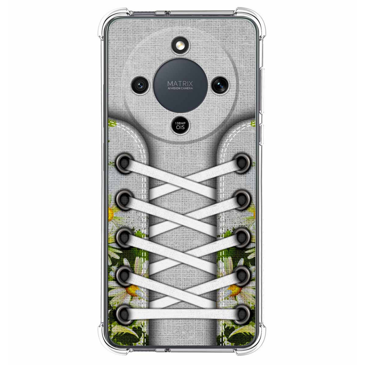 Funda Silicona Antigolpes para Huawei Honor Magic 8 Lite 5G diseño Zapatillas 08 Dibujos